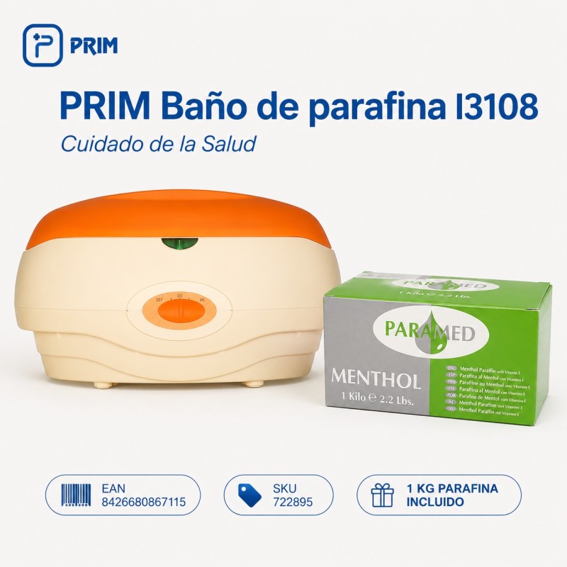 PRIM CALENTADOR DE PARAFINA ORANGE