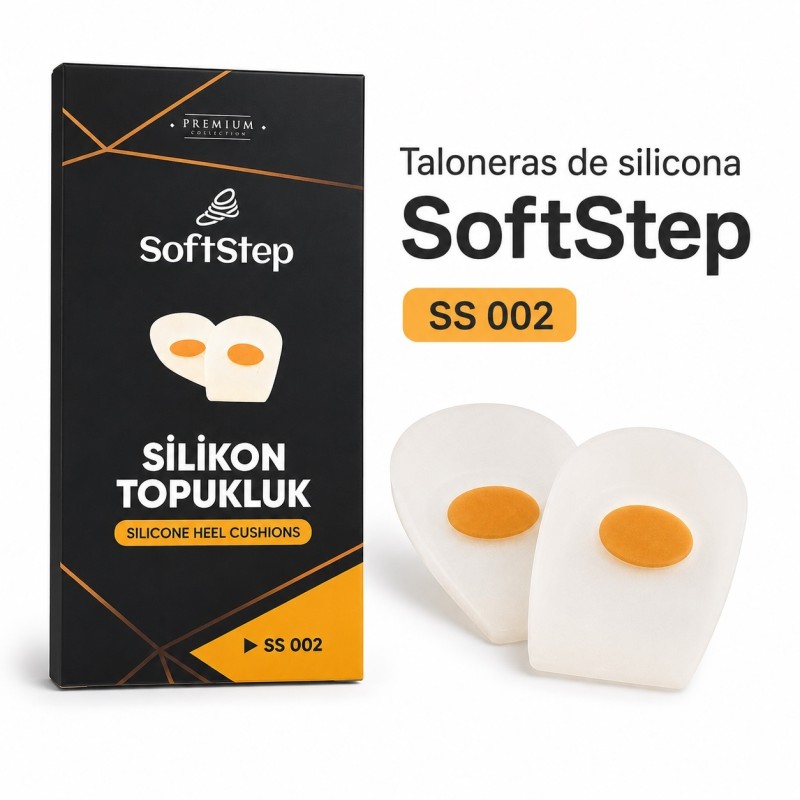SOFT STEP SILICONE HEEL CUSHION TALLA L