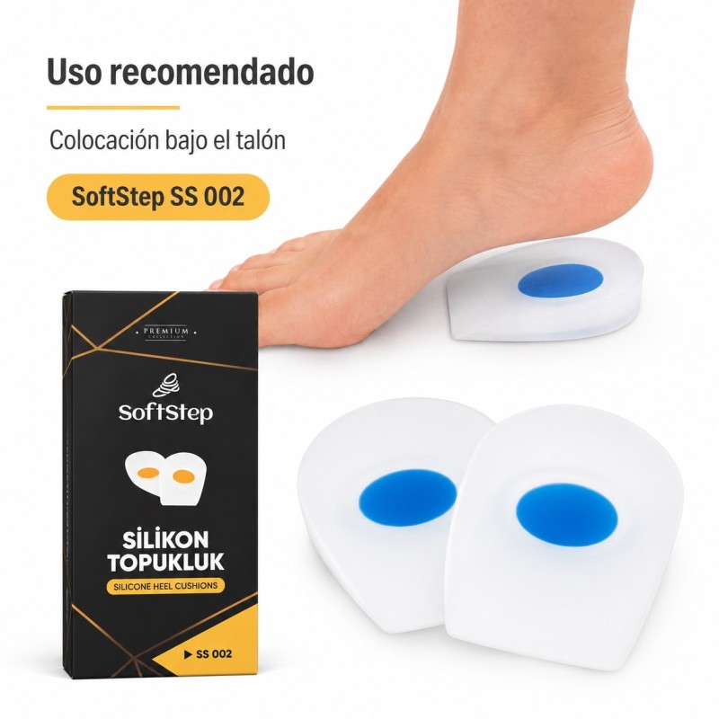 SOFT STEP SILICONE HEEL CUSHION TALLA L