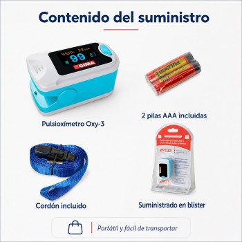 GIMA OXY-3 FINGER OXIMETER