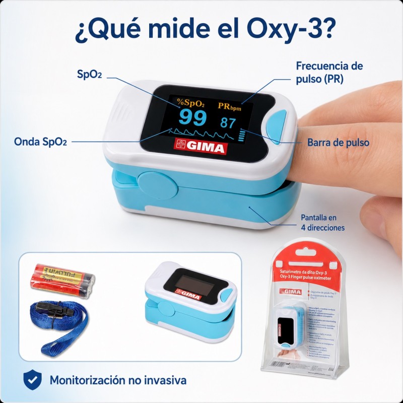 GIMA OXY-3 FINGER OXIMETER