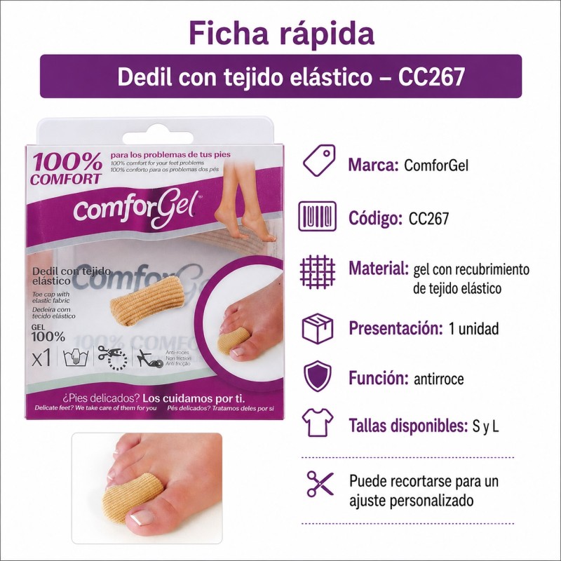 PRIM DEDILES DE TEJIDO MESH CON GEL | CC267L