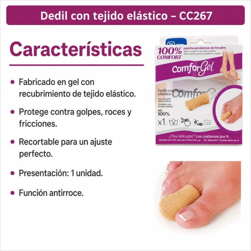 PRIM DEDILES DE TEJIDO MESH CON GEL | CC267L