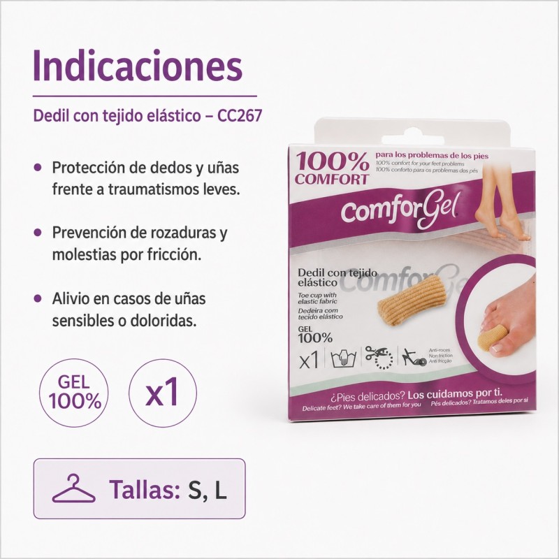 PRIM DEDILES DE TEJIDO MESH CON GEL | CC267L