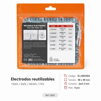 I-TECH ELEC. 48X48MM JACK 2MM 4 PCS