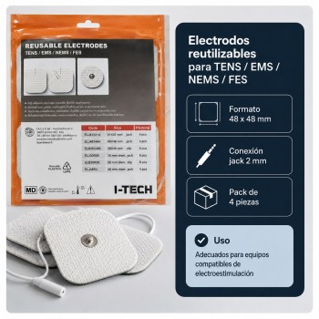 I-TECH ELEC. 48X48MM JACK 2MM 4 PCS