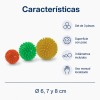 GIMA JUEGO DE BOLAS DE MASAJE diám. 6/7/8 cm