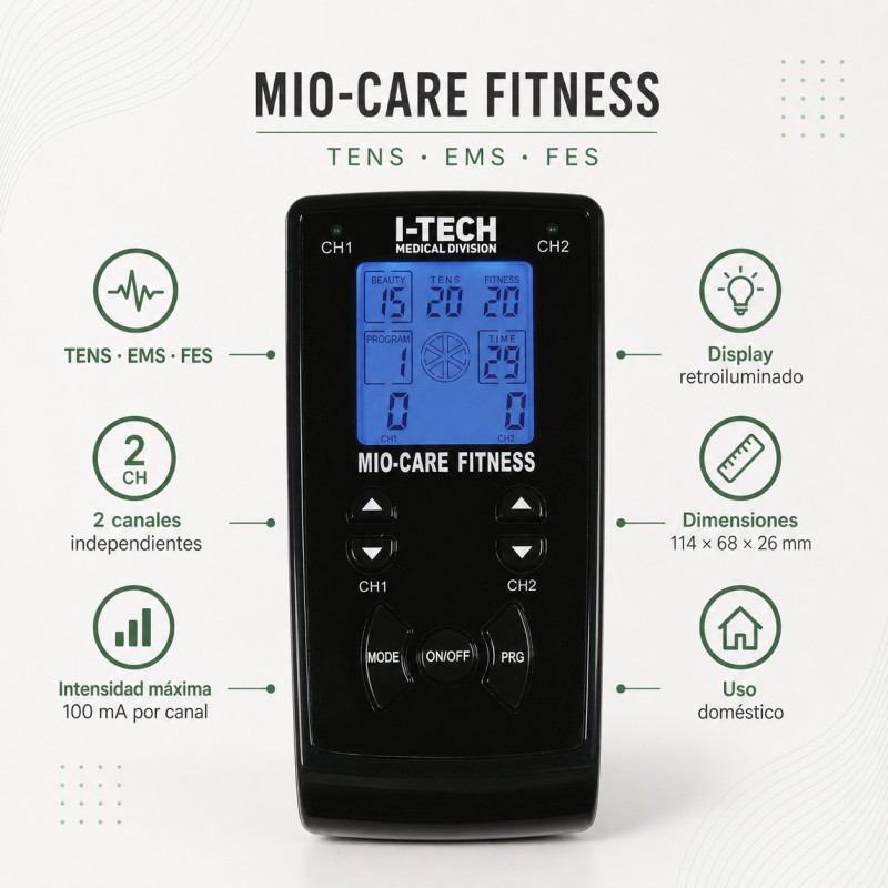 I-TECH ELECTROTHERAPY MIO-CARE FITNESS