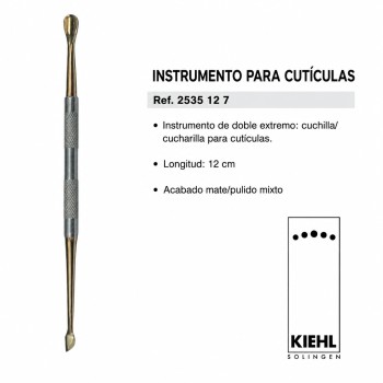 KIEHL INSTRUMENTO 12 CM EMPUJADOR / CUCHILLA