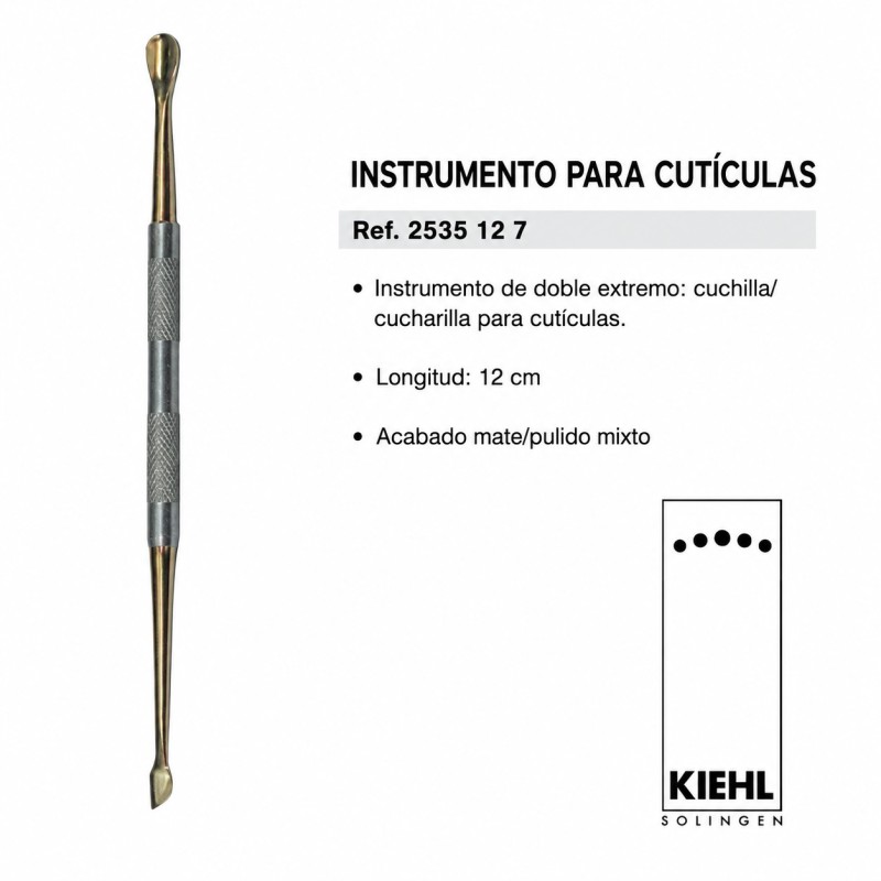 KIEHL INSTRUMENTO 12 CM EMPUJADOR / CUCHILLA