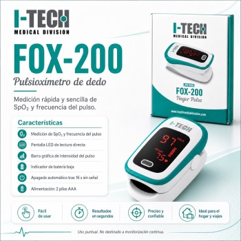 I-TECH FOX-200 - pulsioxímetro de dedo