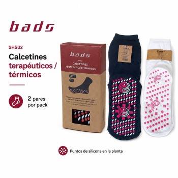 BADS CALCETINES TERAPEUTICOS TERMICOS AZUL T40-45 2UDS