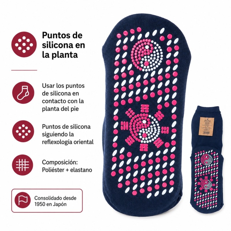 BADS CALCETINES TERAPEUTICOS TERMICOS NEGRO T40-45 2UDS